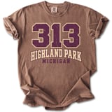 313 Highland Park Michigan Tee thumbnail 6