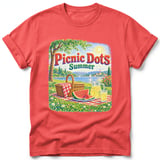 Picnic Dots ~ Comfort Colors Premium Tee thumbnail 3