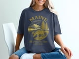 Maine Pine Tree State Est. 1820 T-Shirt thumbnail 4