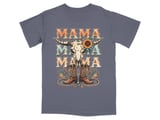 Western Mama Skull & Sunflower T-Shirt thumbnail 2