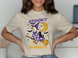 Spooky Goosey T-Shirt, Halloween Goose, Witchy Goose Tee, Black Cat Shirt, Flying Goose Shirt, Fall Shirt, Funny Halloween Shirt, Cute Ghost thumbnail 9