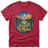 Gogh Taj Mahal ~ Comfort Colors Premium Tee thumbnail 2