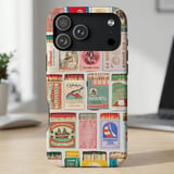 Vintage Matchbook Collage MagSafe® Phone Case thumbnail 3