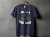 Less Talk, More Riding | Cruiser Bike Shirt thumbnail 5