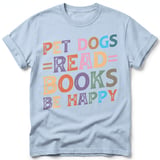 Pet Dogs Read Books Be Happy Tee thumbnail 8