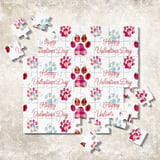 Digital Valentine Pattern, Valentine Paw Print Pattern, Valentine Dog Paw Print Pattern, Valentines Day Digital Bundle Pattern thumbnail 7