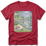 Water Lily Lazy Day ~ Comfort Colors Premium Tee thumbnail 2