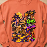Detective Chase the Dog Halloween Sweatshirt thumbnail 4