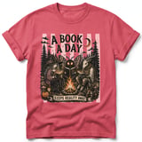 A Book A Day Keeps Reality Away Tee thumbnail 4