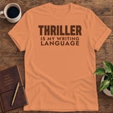 Thriller Is My Writing Language Softstyle Tee thumbnail 9