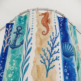 Seaside Whimsy Art Shower Curtain thumbnail 6