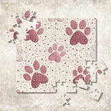 Sweet Whimsical Paw Print Digital Pattern Size Bundle Png thumbnail 11