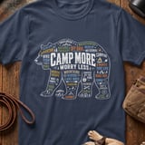Camp More Worry Less Bear Tee thumbnail 6