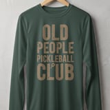 Pickleball Sport-Tek Long Sleeve Tee, Old People Pickleball Club, Performance Sun Shield Shirt thumbnail 7