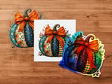 Boho Fall Pumpkin PNG, Autumn Sublimation Design, Vintage Thanksgiving Digital Graphic, Rustic Farmhouse Decor thumbnail 4