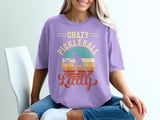 Pickleball Comfort Colors Shirt, Crazy Pickleball Lady, Vintage Graphic Tee thumbnail 9