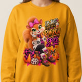 Pumpkin Spice Sally the Squirrel Sweatshirt thumbnail 2