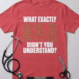 Medical Abbreviations Humor Tee thumbnail 2