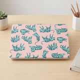 Teal Tiger Pattern MacBook Case thumbnail 3