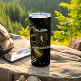 20oz Skinny Tumbler with Straw, Gamer Tumbler, Crocodile Gaming Cup, Video Game Gift for Boys and Teens thumbnail 5