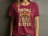 Football Sister Bow Tee thumbnail 3