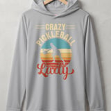 Pickleball Sport-Tek Performance Hood, Crazy Pickleball Lady, Lightweight Hoodie thumbnail 6