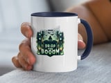 Halloween Mug, Spooky DJ Mug, Drop the Boom Mug, Rave Party Mug, Bat Mug, Halloween Decoration Mug, Halloween Gift Ideas Mug thumbnail 2