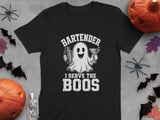 Bartender I Serve The Boos Tee thumbnail 1