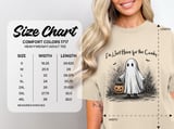 Whimsical Candy Ghost Halloween T-Shirt thumbnail 3