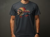AH-64 Apache Helicopter T-Shirt, Military Aviation Shirt, Attack Chopper Graphic Tee, Army Veteran Pilot Gift for Him, Aircraft Graphic Top thumbnail 4