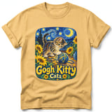 Gogh Kitty ~ Comfort Colors Premium Tee thumbnail 7