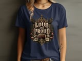 Loud And Proud Football Tee or Sweatshirt thumbnail 1