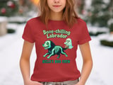Bone-Chilling Labrador Ghost Dog Sweatshirt, Halloween Bella's Boo Crew Top thumbnail 3