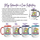 Grumpy Today Polite Anyway Digital Mug Wrap thumbnail 3