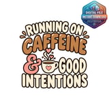 Running on Caffeine Mug Wrap thumbnail 2