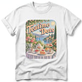 Teatime Dots ~ Comfort Colors Premium Tee thumbnail 9