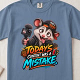 Content Was A Mistake Parker the Possum Tee thumbnail 13