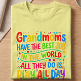 Grandmoms Have The Best Job Tee thumbnail 10