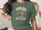 Adopt The Underdog Rescue Dog Club T-Shirt, Vintage Dog Lover Gift, Pet Adoption Graphic Tee, Dog Mom Dad Shirt thumbnail 5