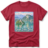 Gogh Lake Bled ~ Comfort Colors Premium Tee thumbnail 2
