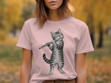 Flute Playing Cat Tee thumbnail 4