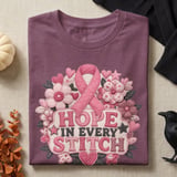 Faux Patchwork Hope In Every Stitch Tee thumbnail 12