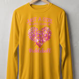 Pickleball Sport-Tek Long Sleeve Tee, Just A Girl Who Loves Pickleball, Sun Shield Shirt thumbnail 3