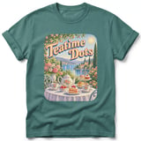 Teatime Dots ~ Comfort Colors Premium Tee thumbnail 8