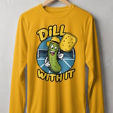 Pickleball Sport-Tek Long Sleeve Tee, Dill With It, UV Sun Shield Performance Shirt for Morning Open Play thumbnail 3