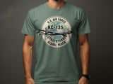 KC-135 Stratotanker T-Shirt, US Air Force Tanker Airplane Shirt, Vintage Aviation Graphic Tee, Retro Military Aircraft Gift for Veteran thumbnail 2