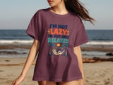 I'm Not Lazy Just Relaxed Tee thumbnail 2