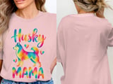 Rainbow Husky Mama Tee thumbnail 5