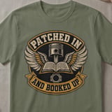Patched In and Booked Up Tee thumbnail 1