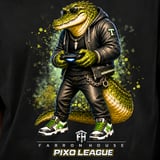 Crocodile Gamer Shirt for Boys, Funny Virtual Reality Gaming Tee, Kids Birthday Gift, Pixo League by Farron House thumbnail 18